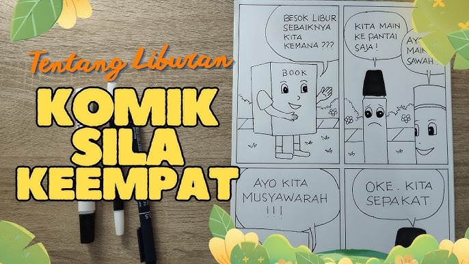 Tutorial Membuat Mini Komik Lucu Tentang Hari Minggu Santai